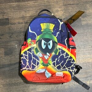 Sprayground Looney Tunes Marvin the Martian Men's Backpack - Red / Black